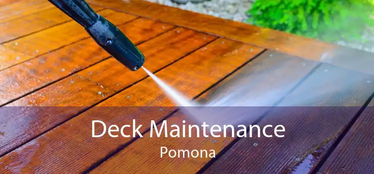 Deck Maintenance Pomona