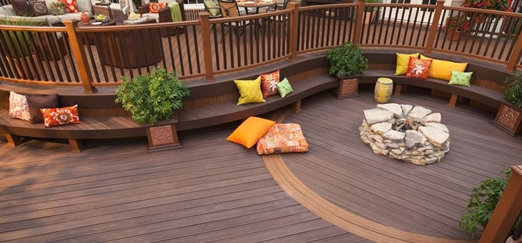 Gray TREX Decking in Pomona, CA